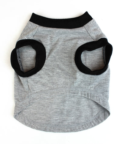 Blessed Tribal Print Gray T-Shirt for Dogs