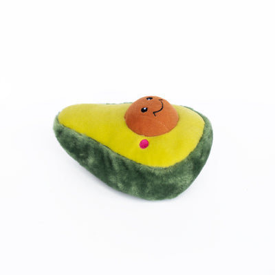 Avocado Dog Toy side view