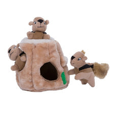Hide-a-Squirrel Puzzle Dog Toy