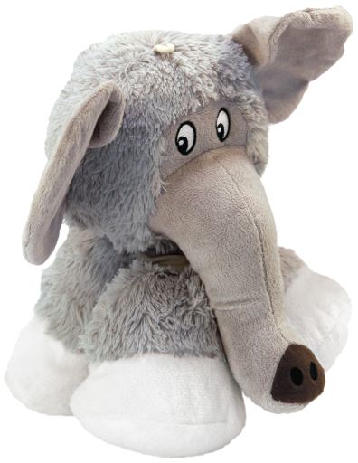 Gray Elephant Dog Toy, Small, Kong  Stretchezz