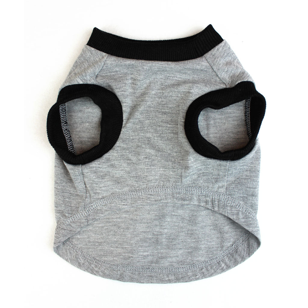 Tribal Print Gray T-Shirt for Dogs