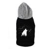 Celestial Wolf Graphic Print Hoodie for Dogs