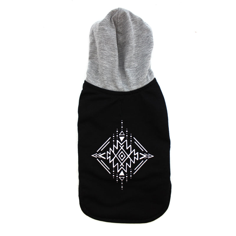 Tribal Print Lightweight Wrap Vest Hoodie for Dogs