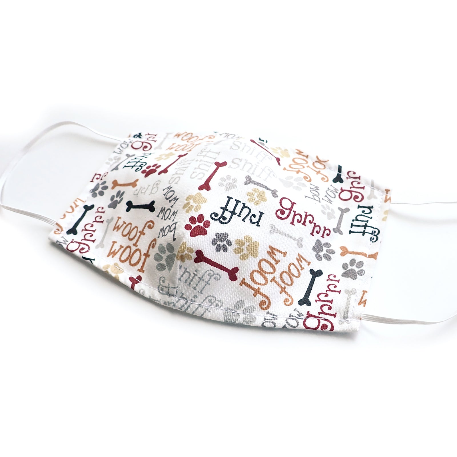 Dog Sayings, 100% Cotton Basic Face Mask (no nose wire, no pocket)