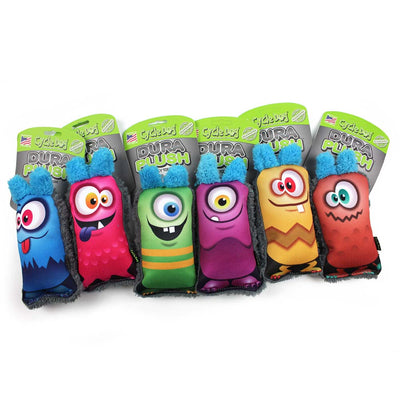 Funny Monster Faces Dog Toys with no squeakers