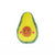 Avocado Dog Toy front view