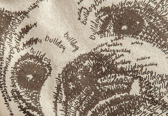 Bull Dog Tote Bag "dog rule #1: blame the cat"