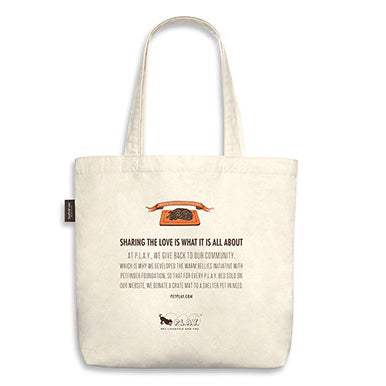 French Bull Dog Tote Bag "I'll be watching you"