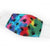 Rainbow Dog Paw Prints, 100% Cotton Basic Face Mask (no nose wire, no pocket)