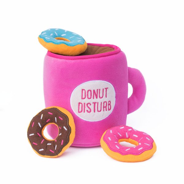 Coffee & Donuts Puzzle Dog Toy
