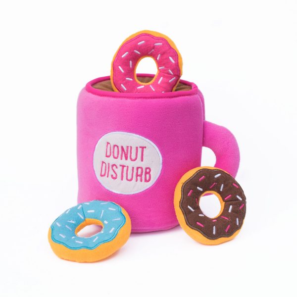 Coffee & Donuts Puzzle Dog Toy
