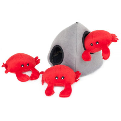 Crabs & Rock Puzzle Dog Toy
