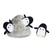 Penguins in a Cave Puzzle Plush Dog Toy
