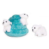 Polar Bears & Igloo Puzzle Plush Toy for Dogs
