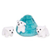 Polar Bears & Igloo Puzzle Plush Toy for Dogs