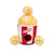 Popcorn Bucket Puzzle Plush Toy for Dogs