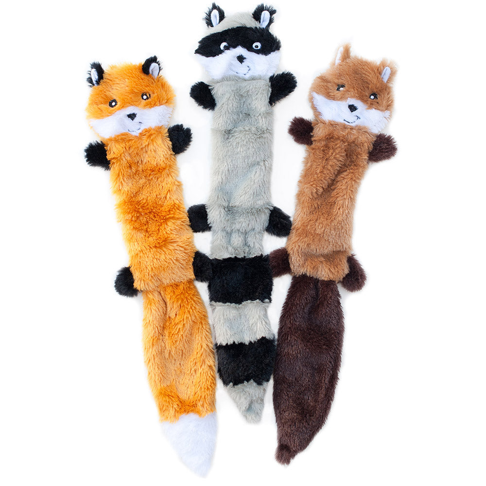 Skinny Peltz Animal Dog Toys 3-Pack (Large)