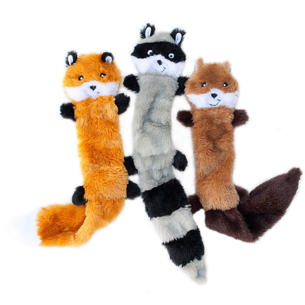 Skinny Peltz Animal Dog Toys 3-Pack (Large)