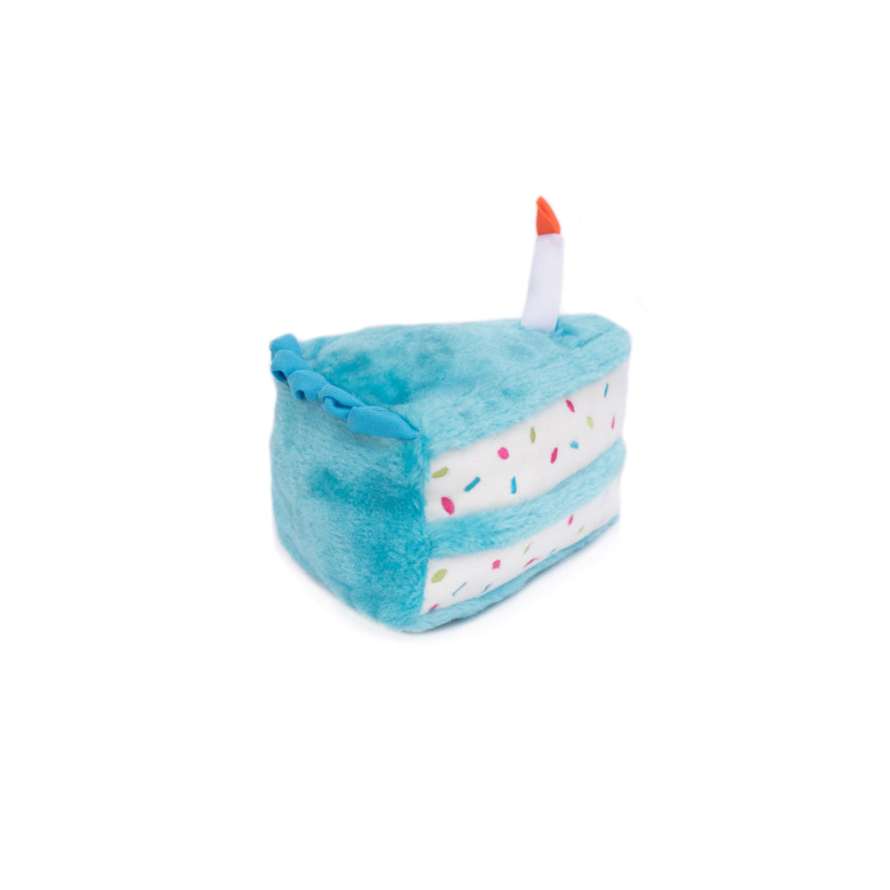 Blue Birthday Cake Dog Toy
